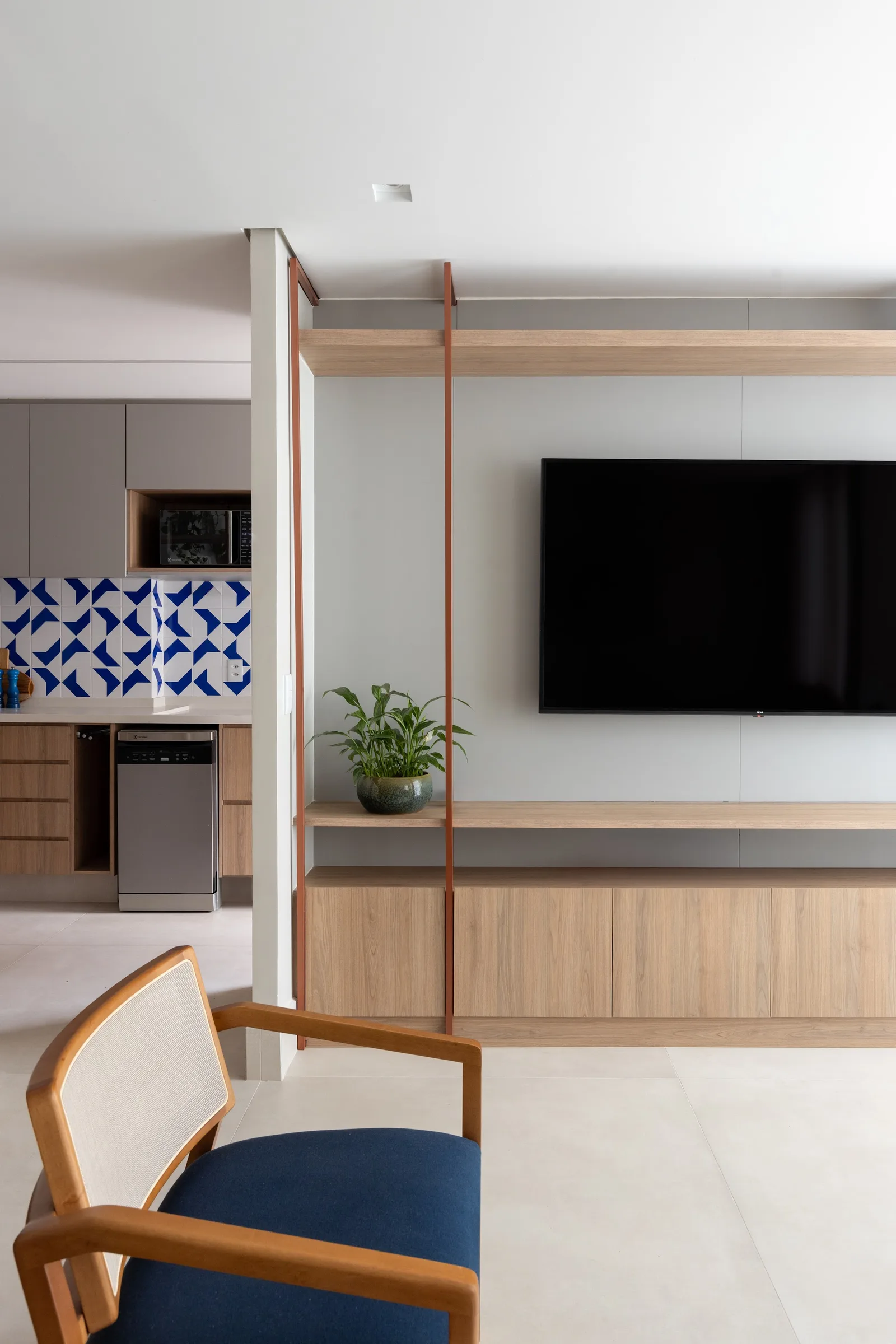 Home theater e living, projeto executado 3